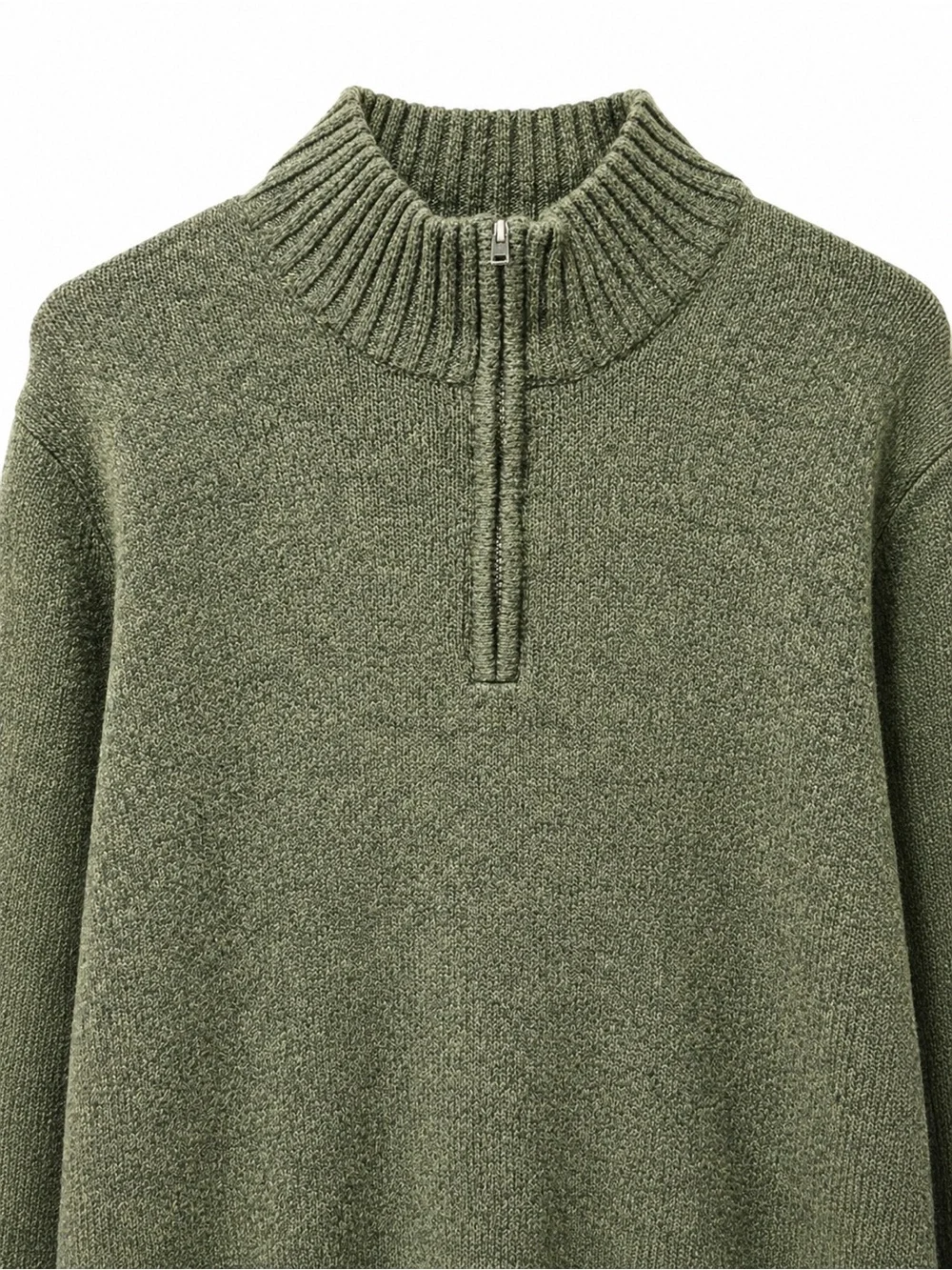 Men's Half-Zip Mock Neck Sweater